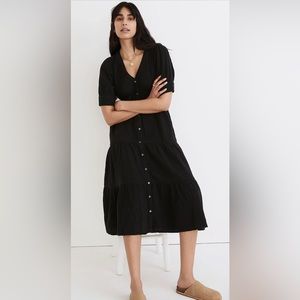 Madewell Lighstpun Tiered Midi Dress